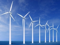 Выработка электричества энергией ветра